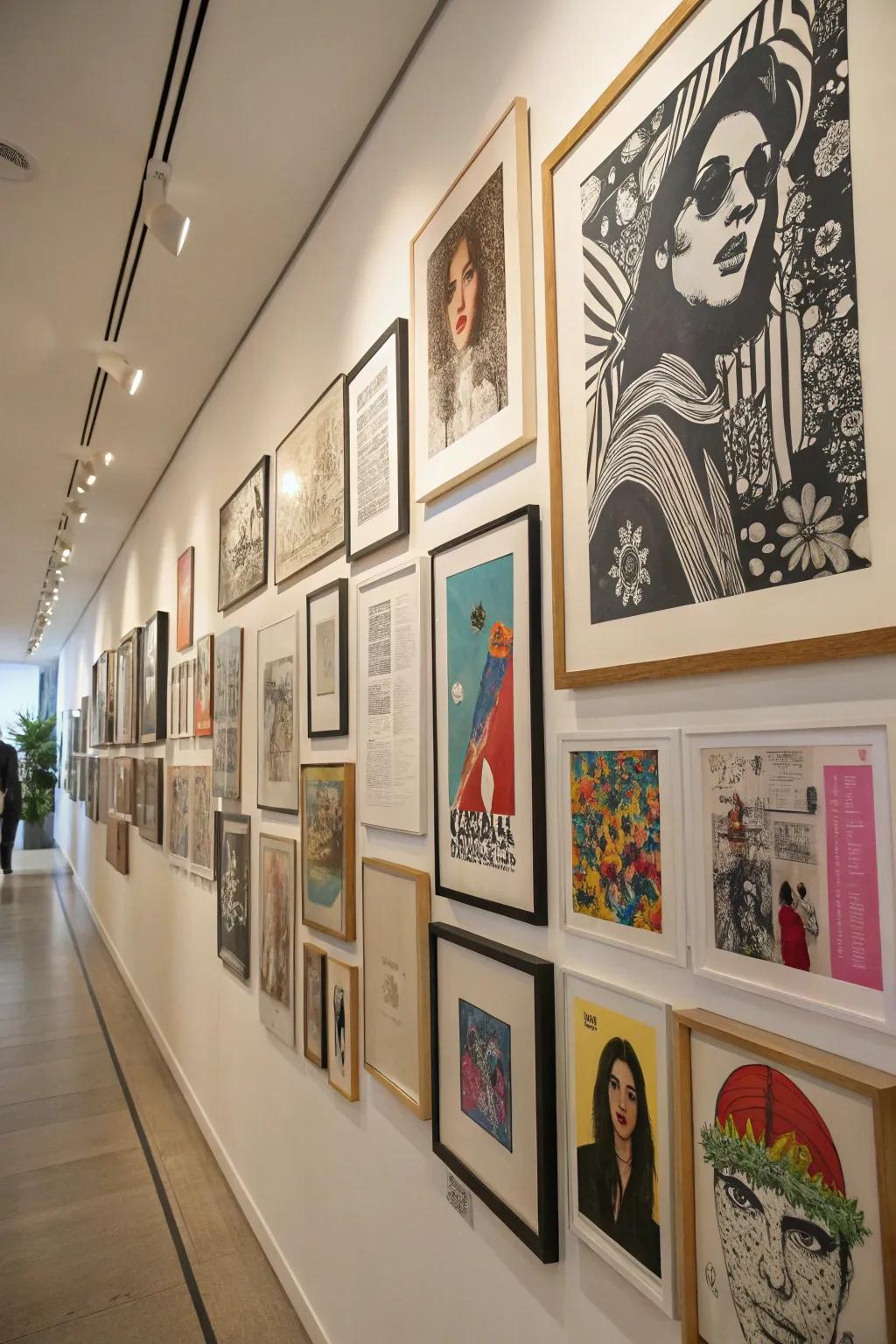 Customize your space with a unique wall display.