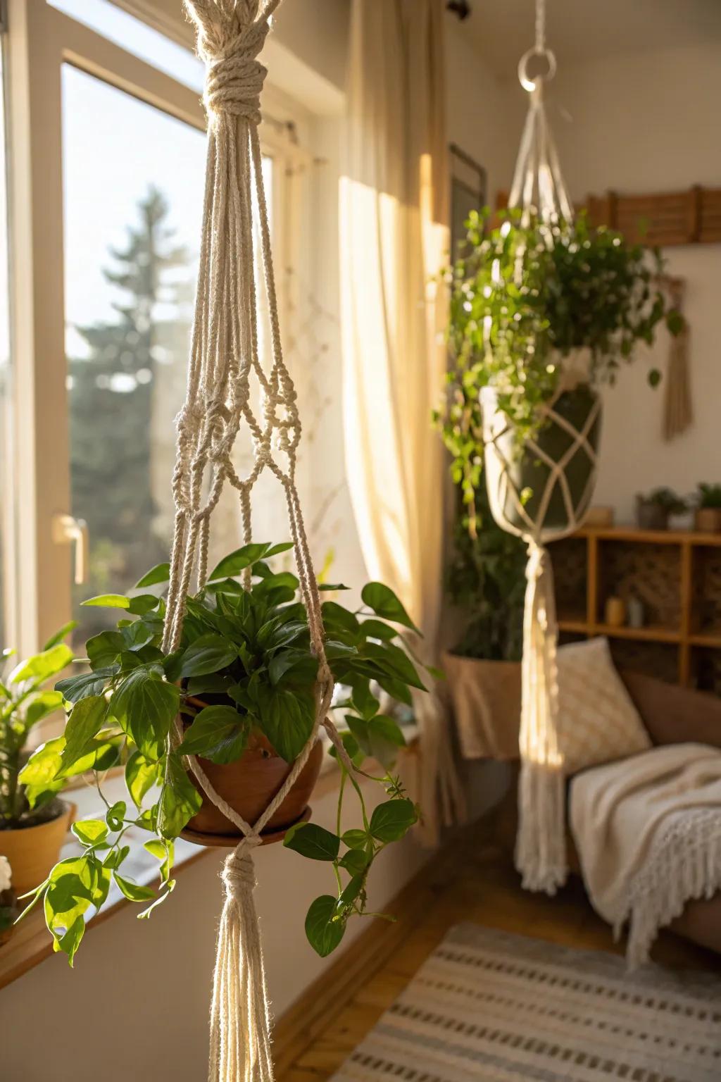 Ropework plant supports contribute organic sophistication to your abode.