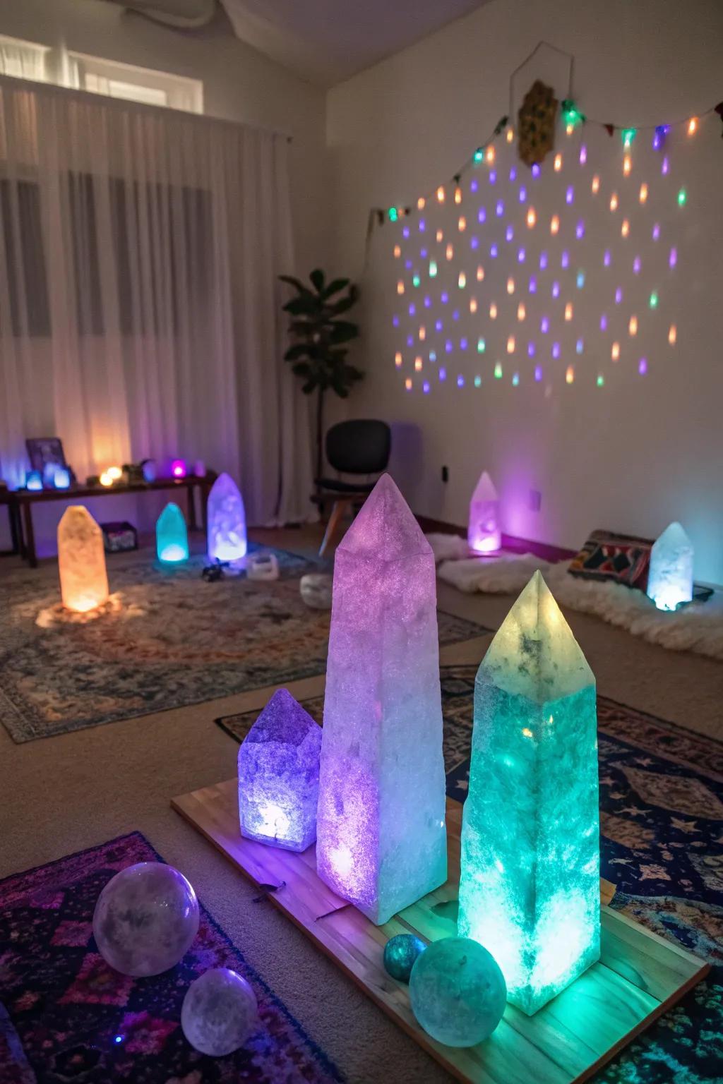 Vibrant illumination can spotlight the innate allure of your minerals, infusing a bewitching dash.