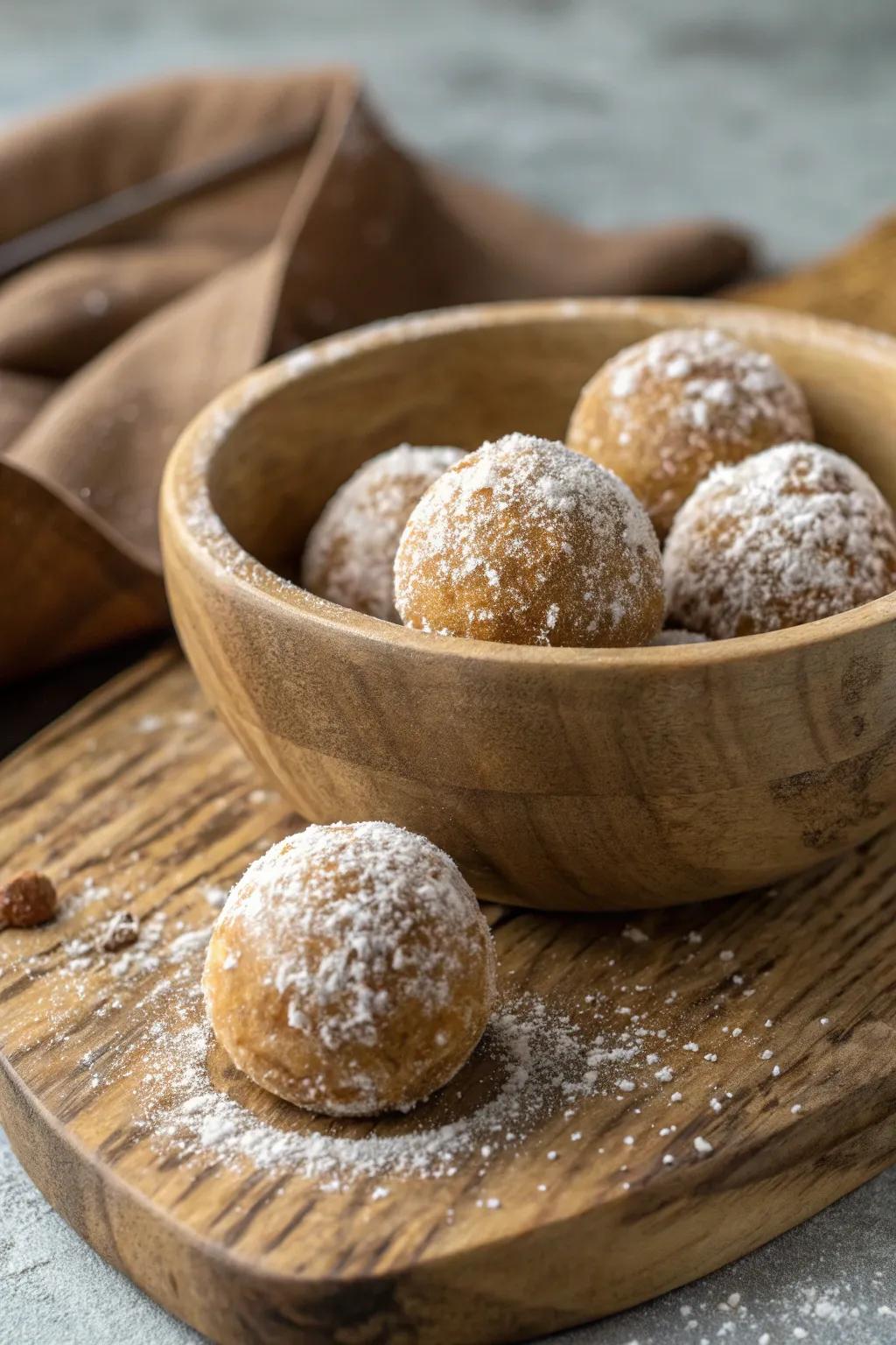 Abundant and flavorful gingerbread spheres that simply melt in your mouth.