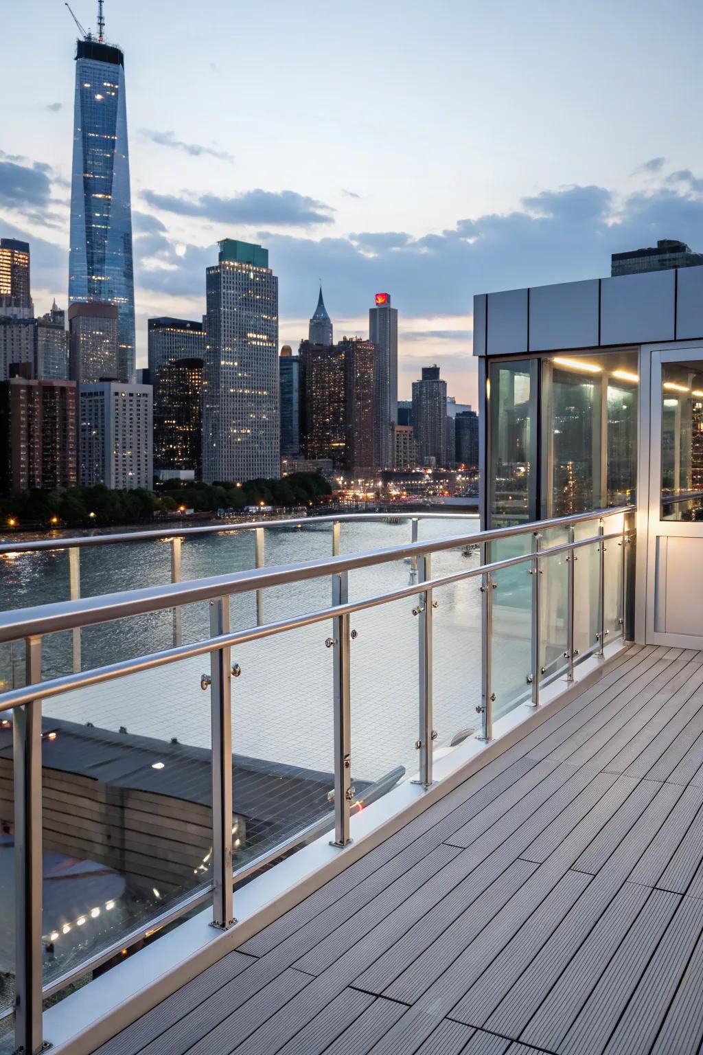 Metal fascia infuses a contemporary dimension into outdoor environments.