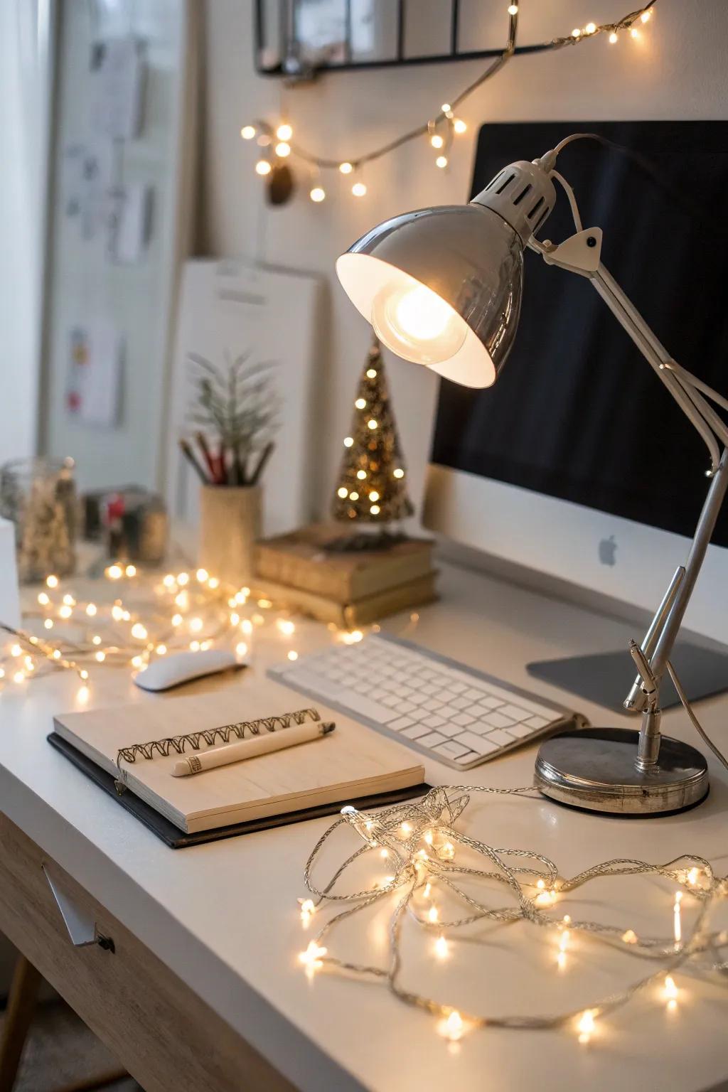 Lighting defines the ambiance for a productive workspace.
