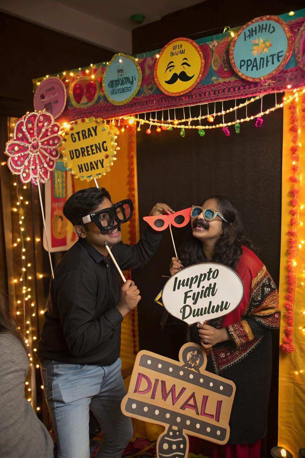 An assortment of playful accessories to enrich your Diwali photos.