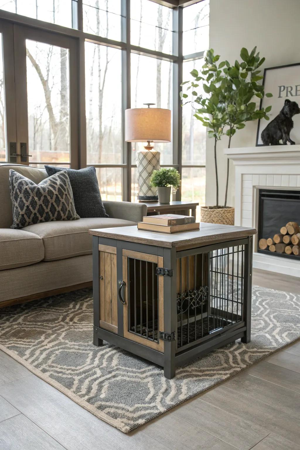 Functional furniture that works as a pet sanctuary.