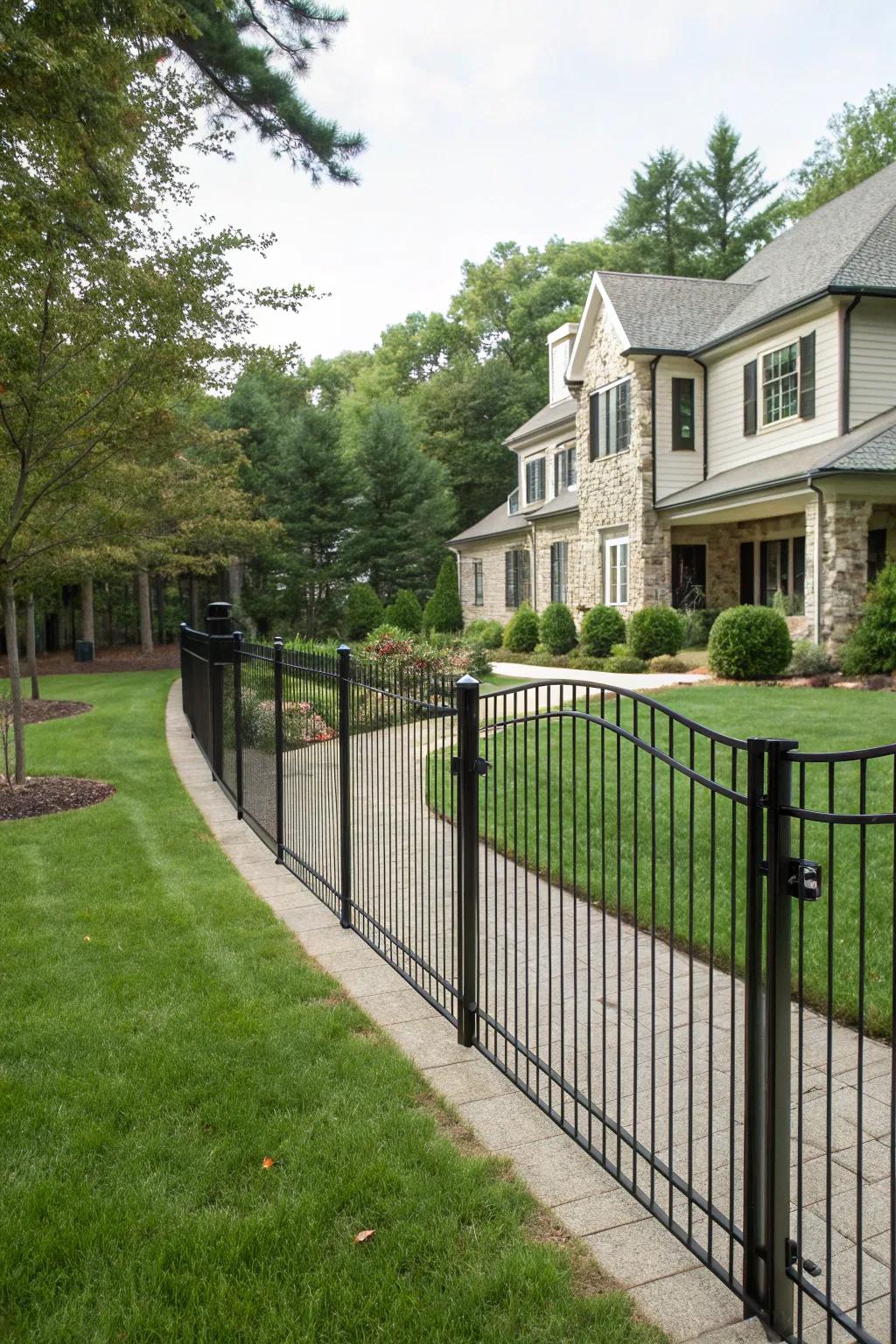 A sophisticated metal guard providing toughness and style.