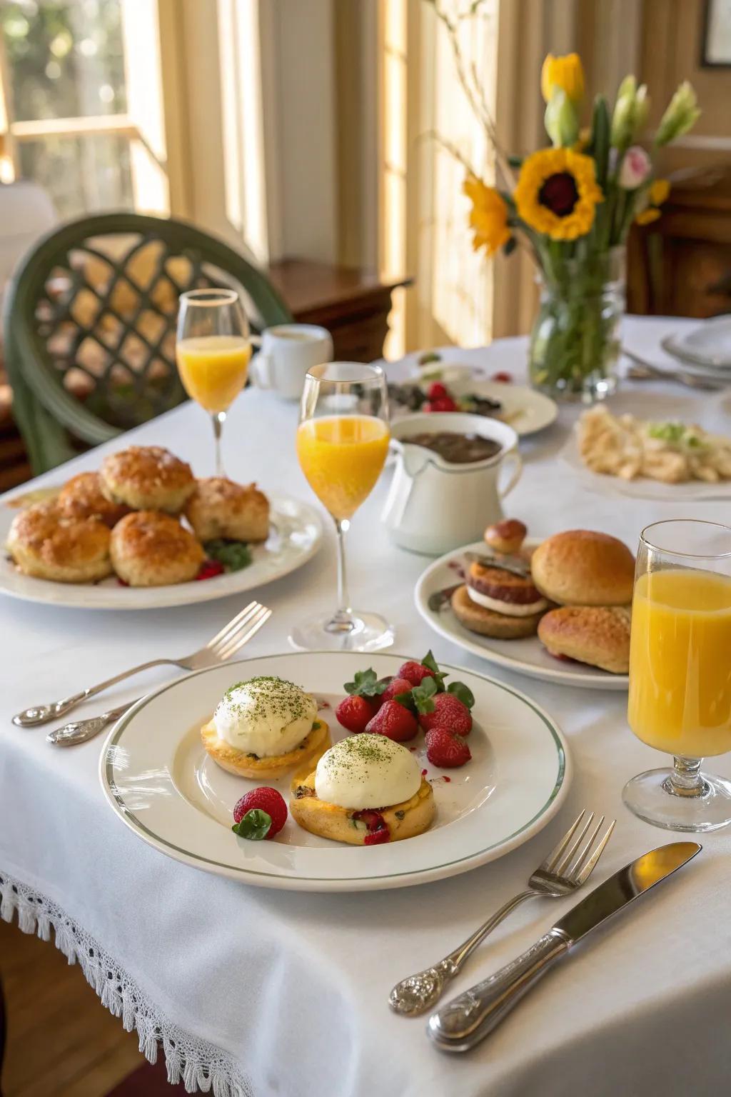 Enhance your Easter brunch with delightful gourmet touches.