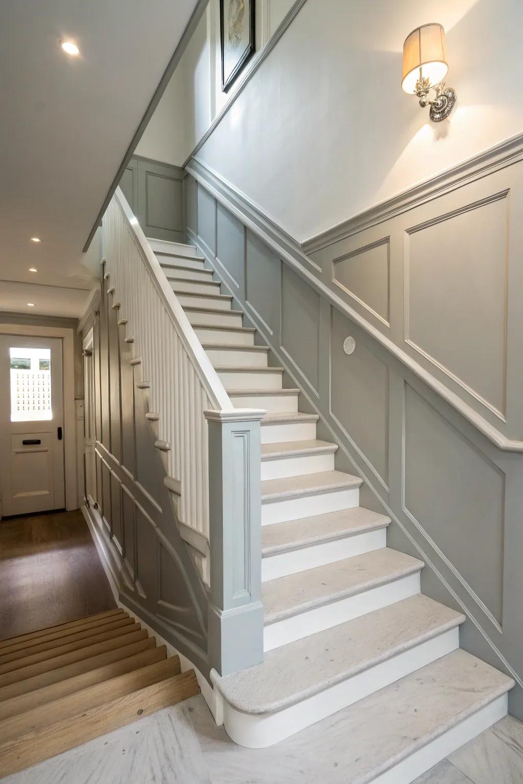 Neutral hues give enclosed spaces a larger appearance.