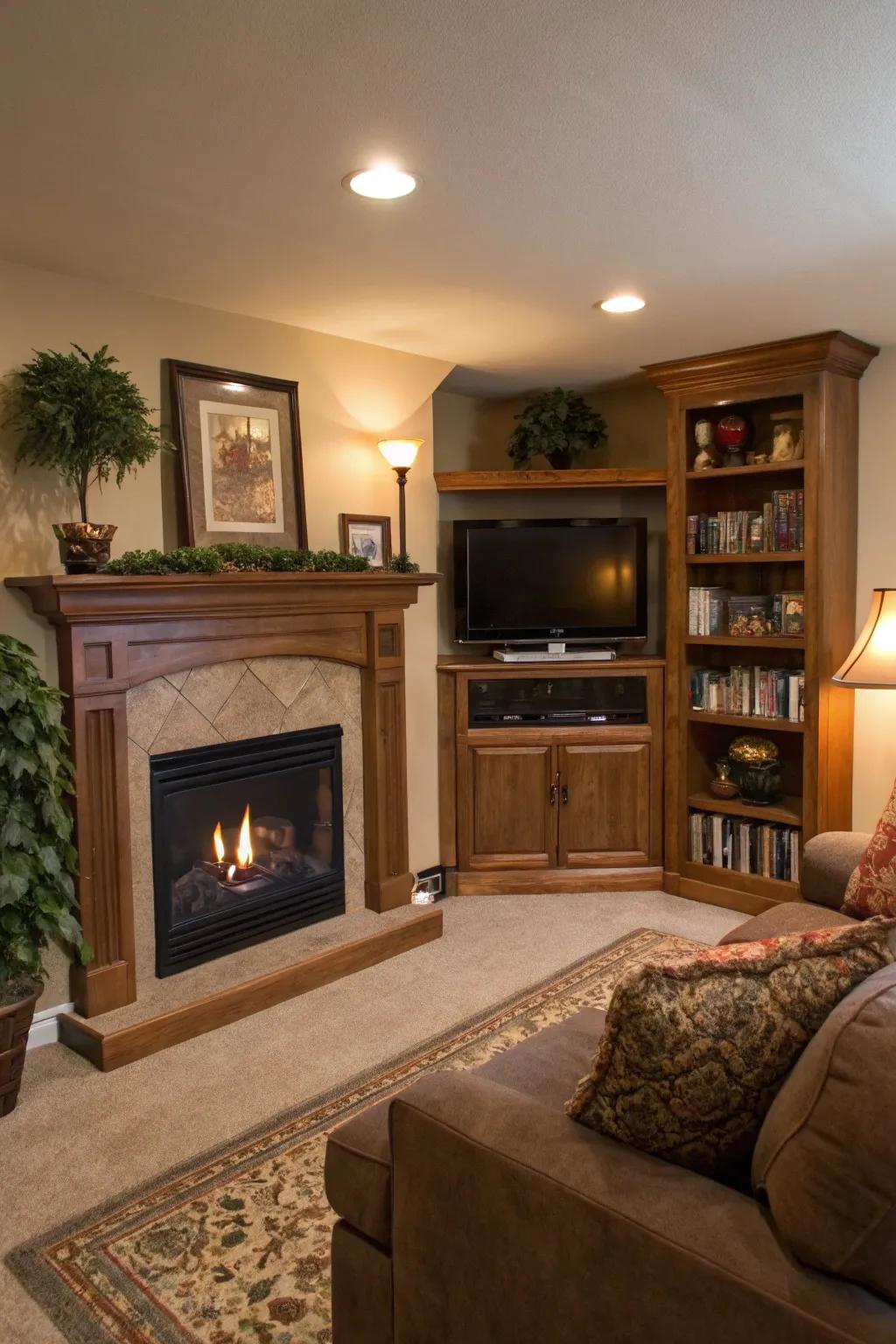 Snug corners: Maximizing intimate spaces effectively.