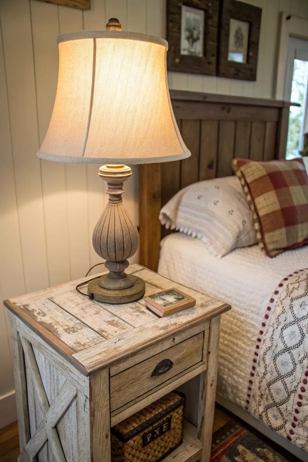 An unpretentious light adds charm and usefulness.