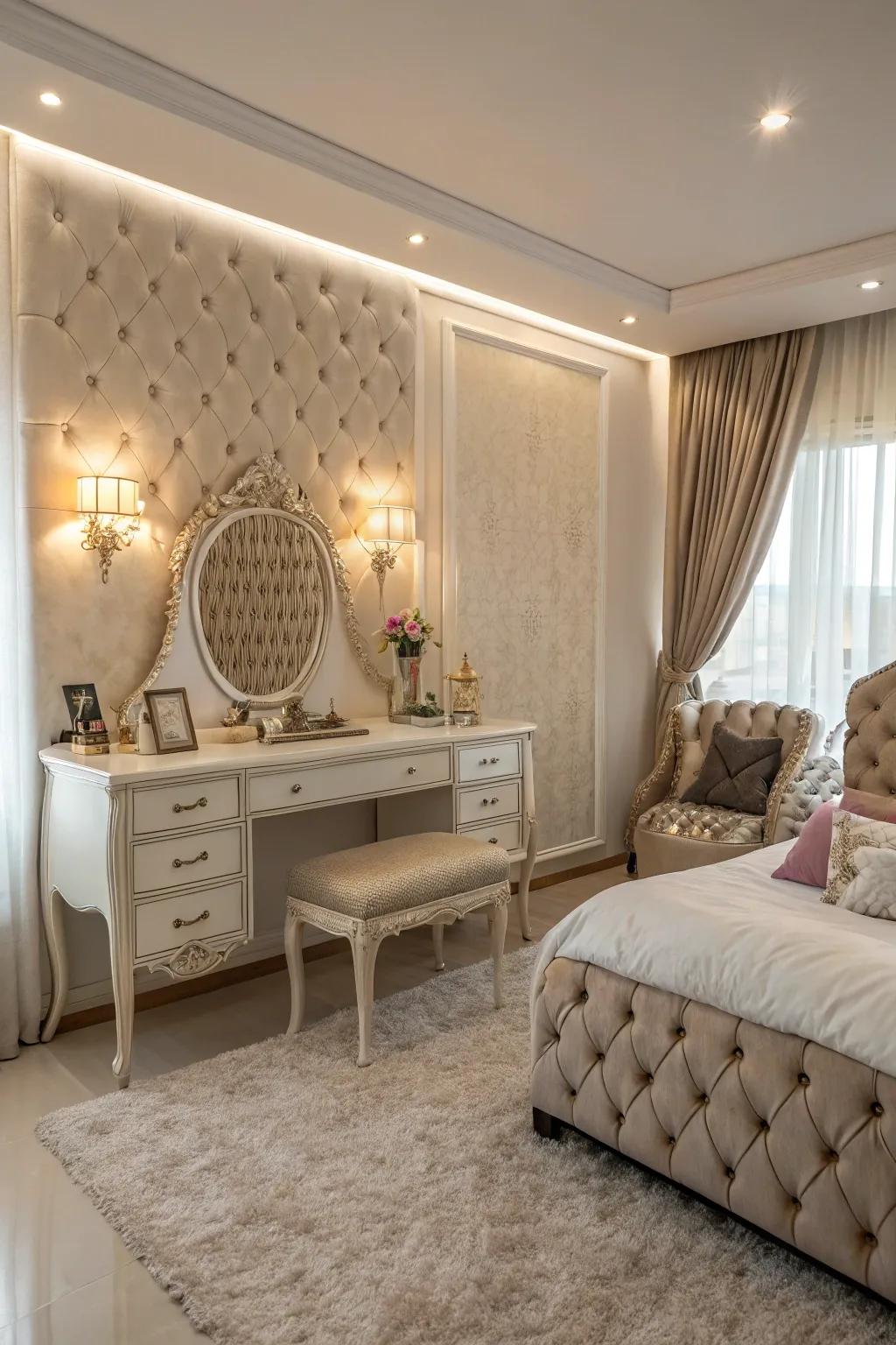 Elegant furniture pieces that add sophistication to any bedroom.