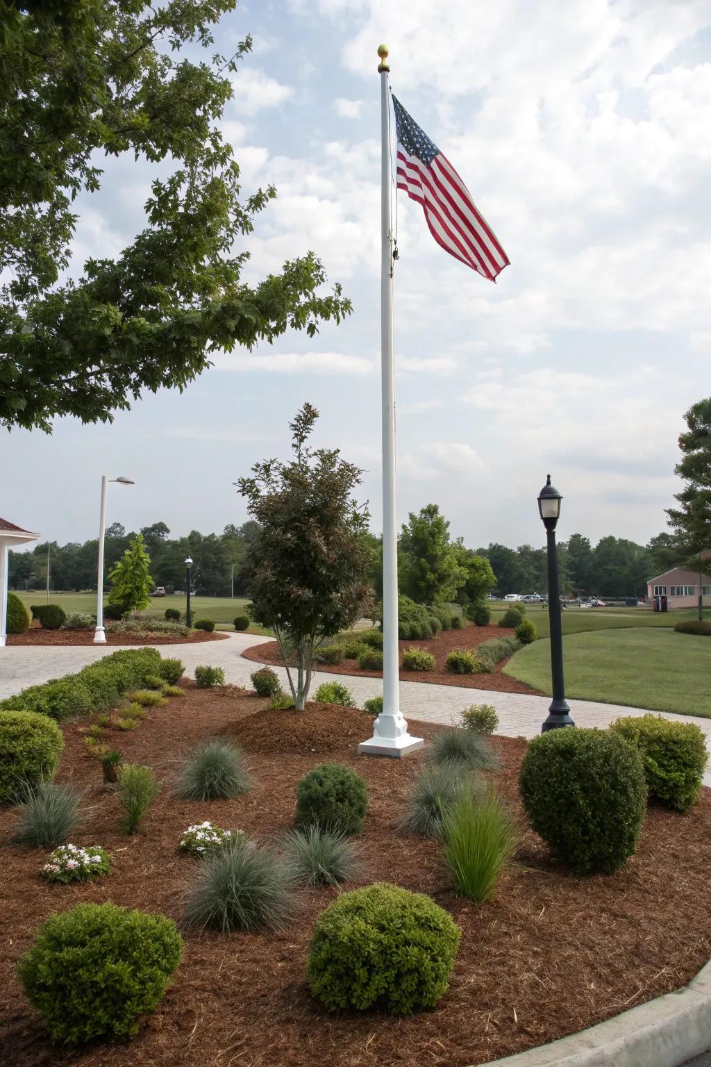 Beautifying ground cover combines visual appeal and usefulness in outdoor design.