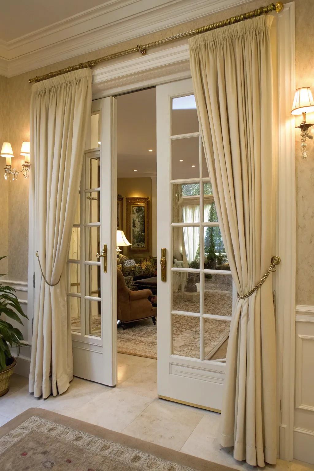 Coordinating curtains can seamlessly integrate with your room's style.