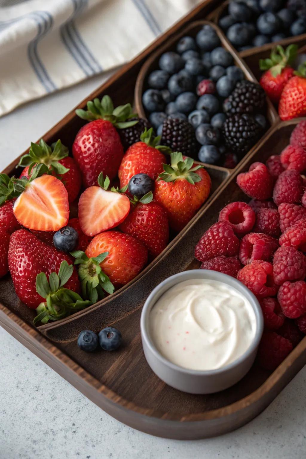 A berry-packed delight that promises a burst of freshness and flavor.