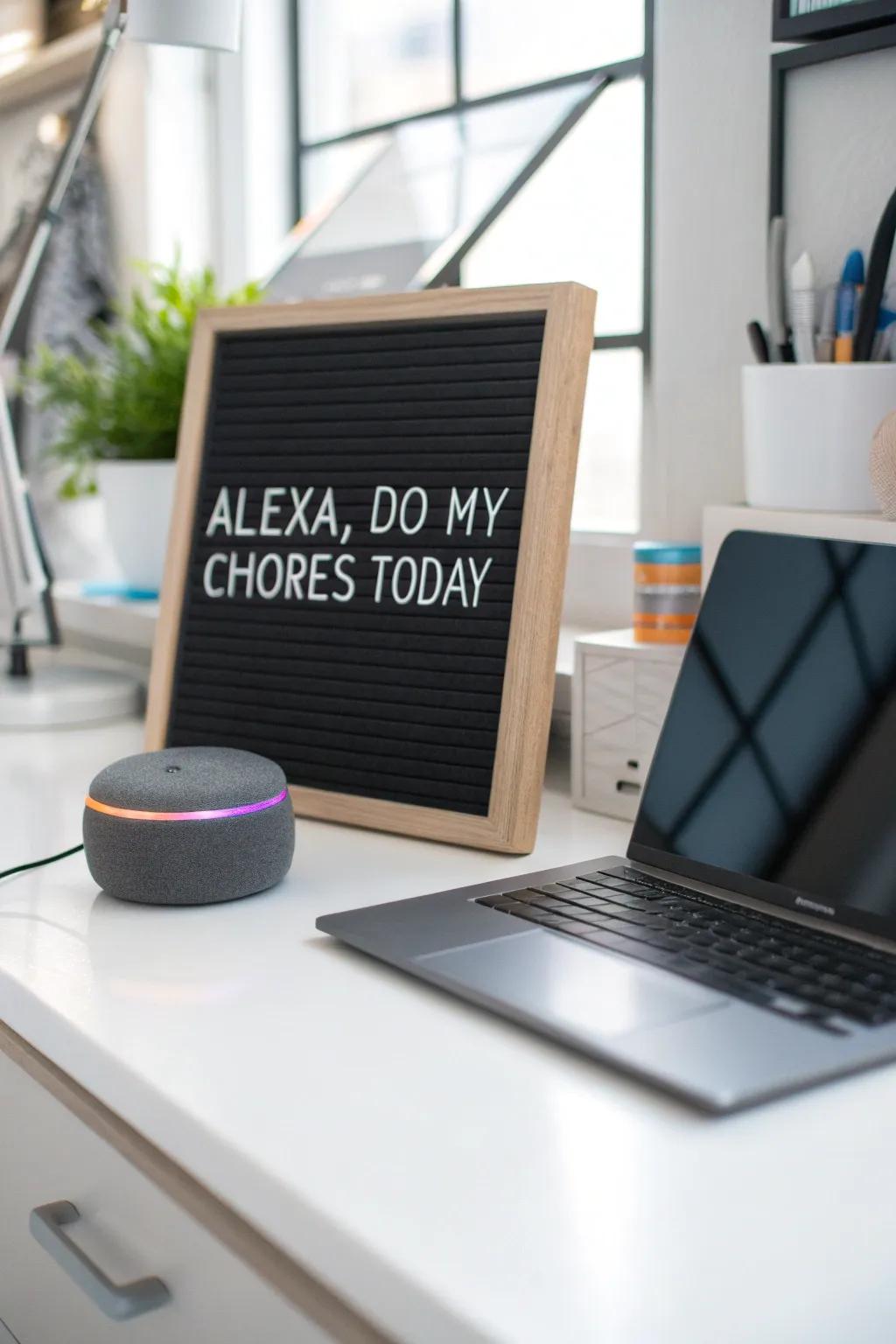 A humorous take on modern convenience.