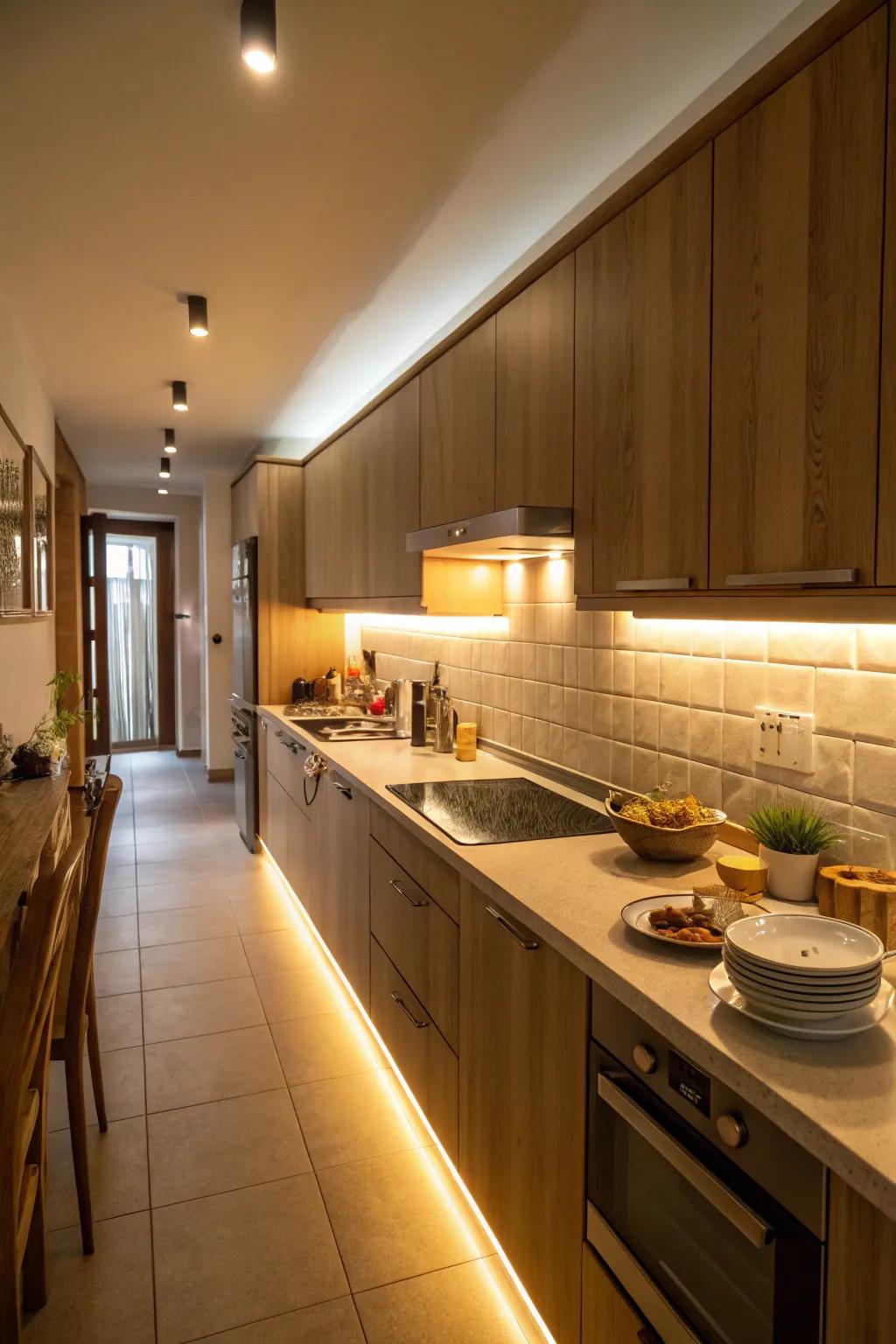 Illumination that enhances both design and practicality.