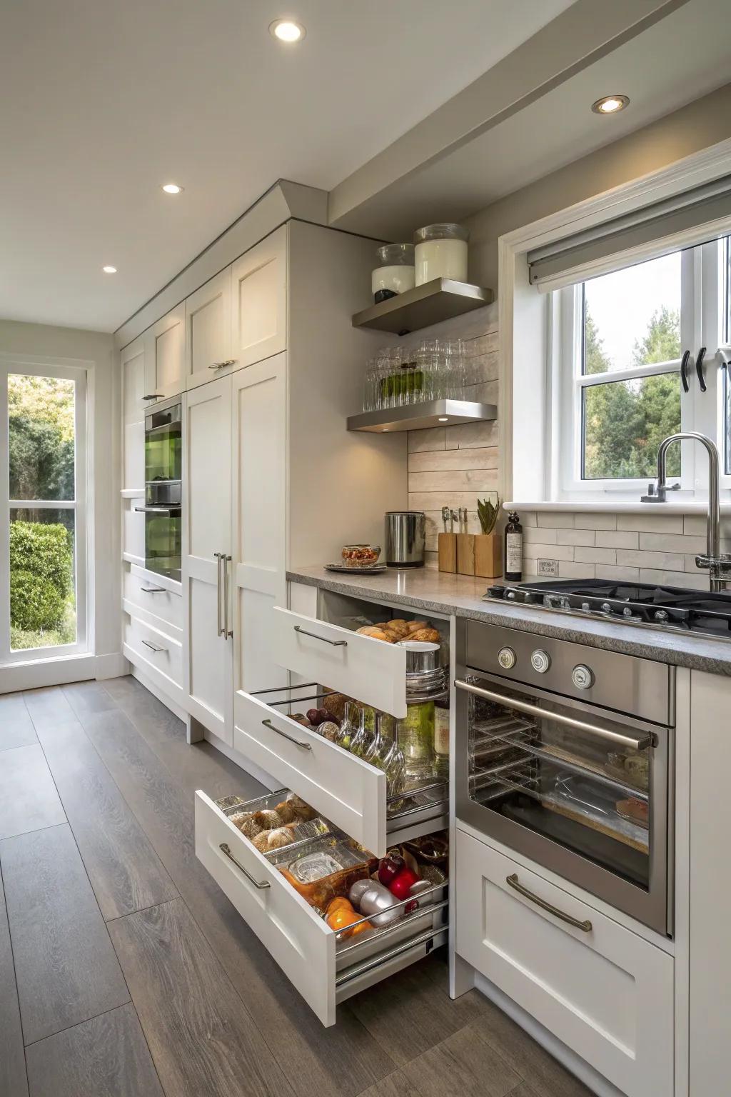 Having storage that is effective will make your kitchen much more practical.