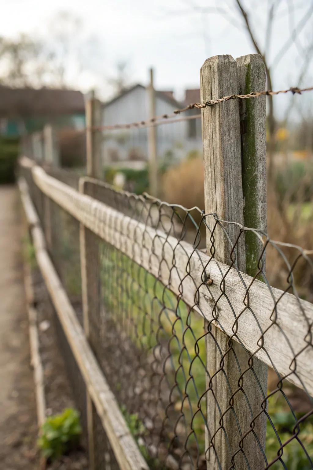 Half-inch hardware web does a great job at keeping small pests out of the garden.