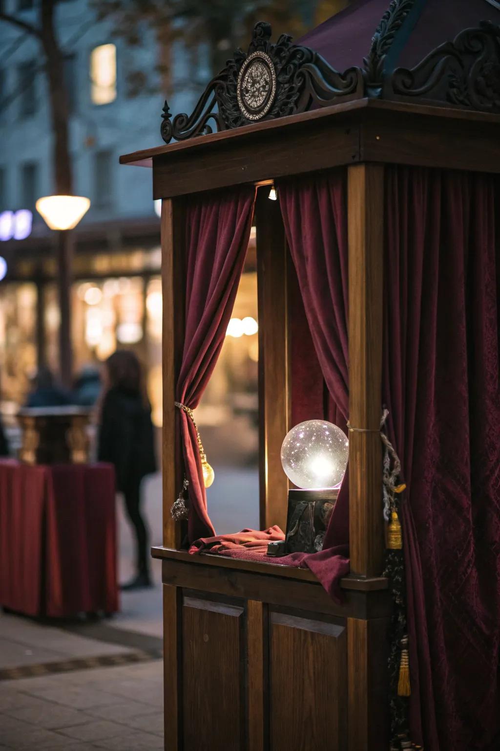 Provide glimpses into the future at your fortune teller booth.
