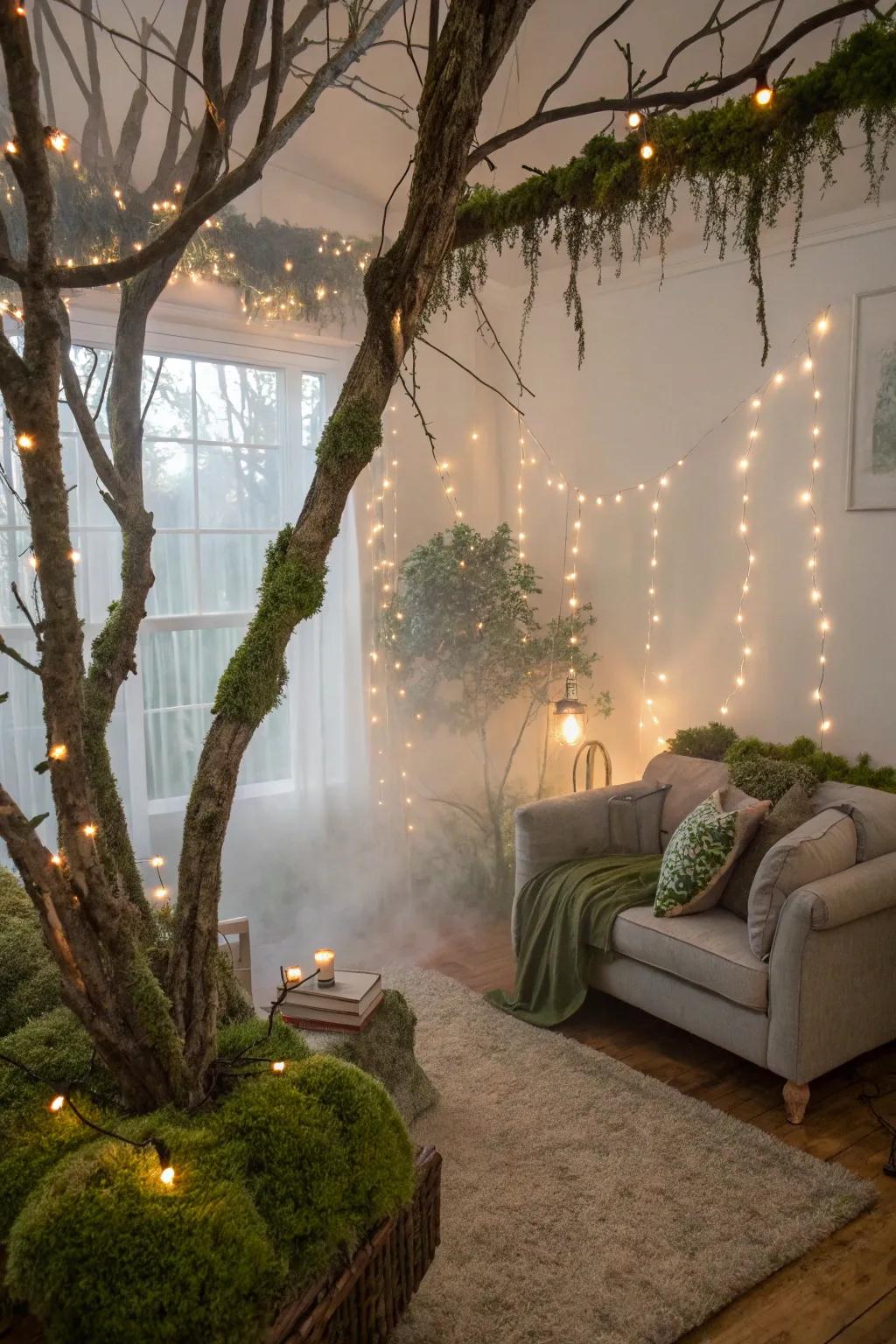 Revamp your residence into an ethereal, haunted woodland.