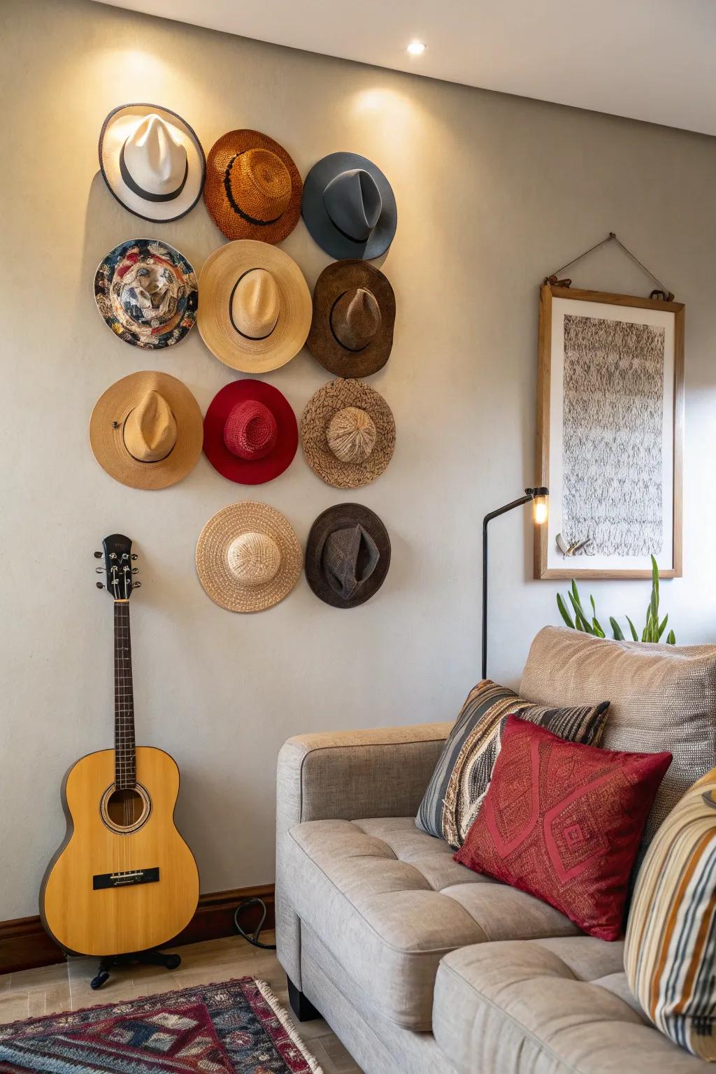 Convert everyday objects into artistic expressions through inventive wall exhibits.