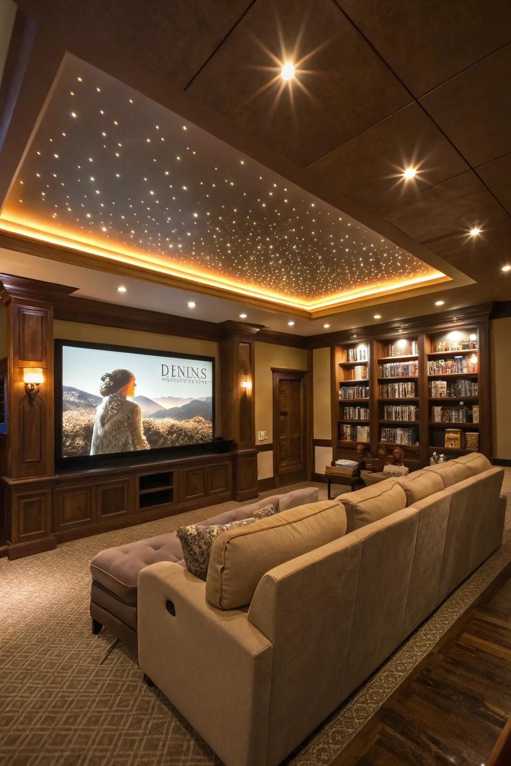 Delicate accent illumination for a refined touch.