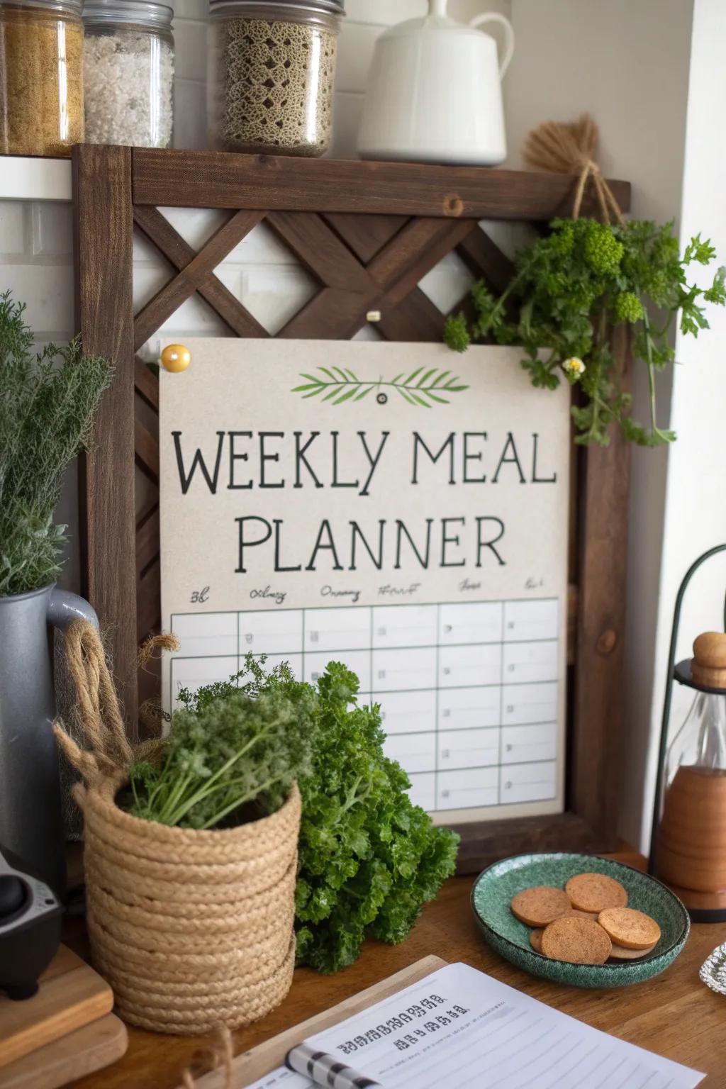 Make meal planning simple with this structured method.