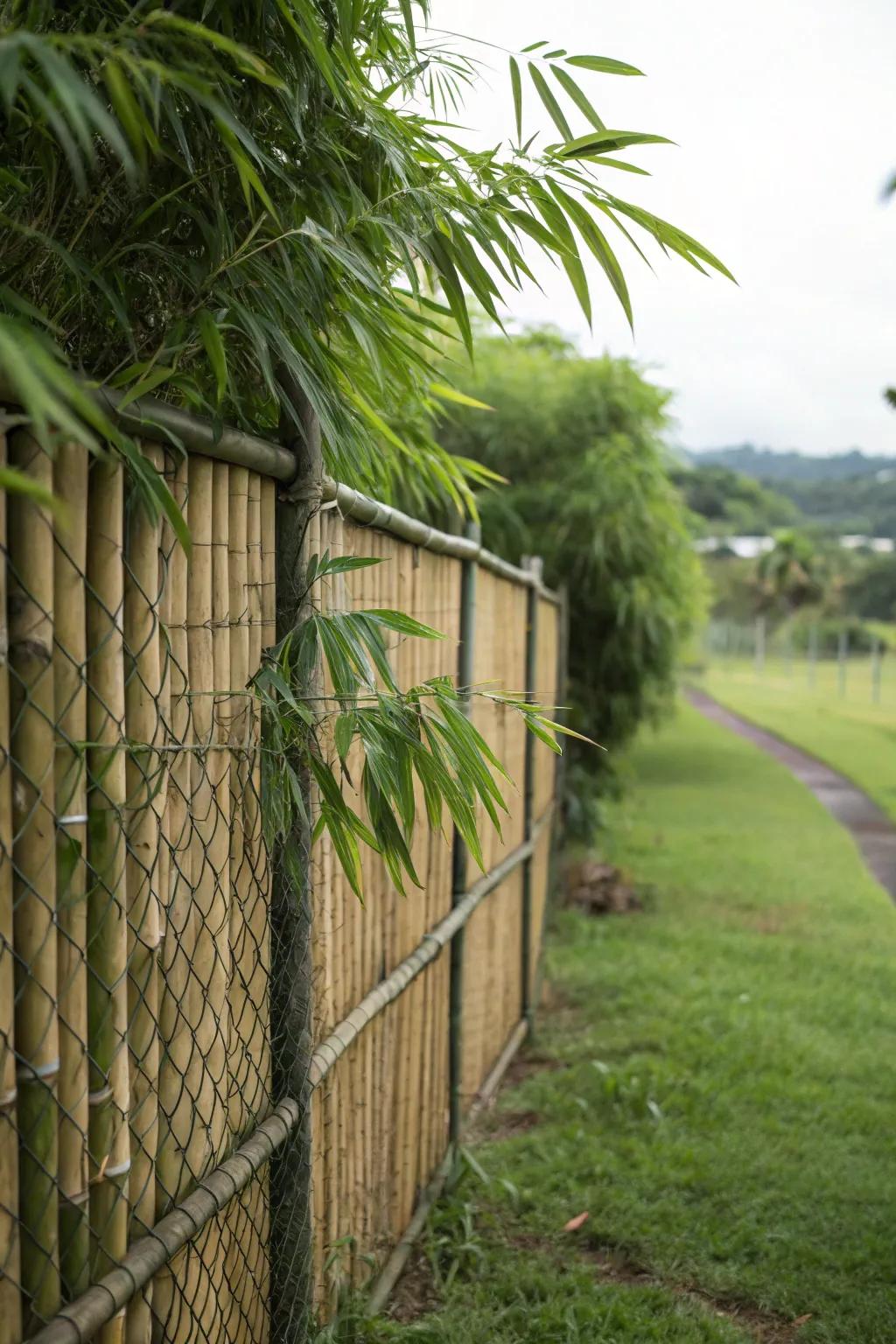 Bamboo can transform your space into a tropical retreat.