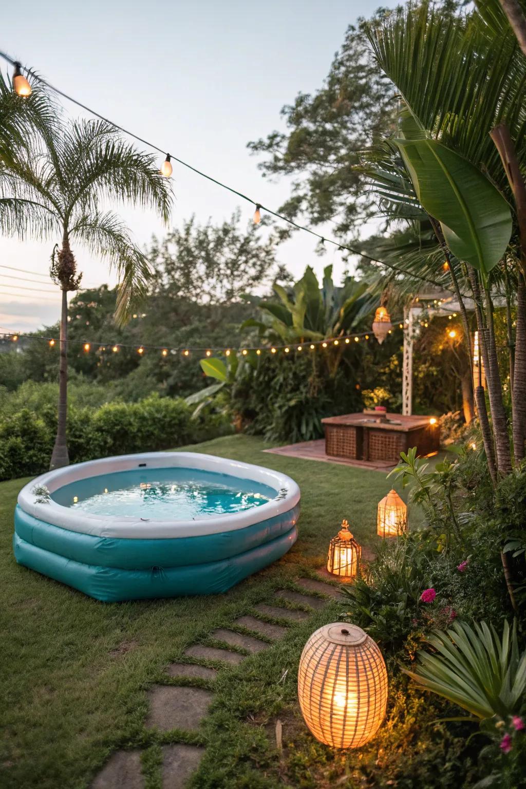 Take a break in a tropical paradise in the comfort of your own home.