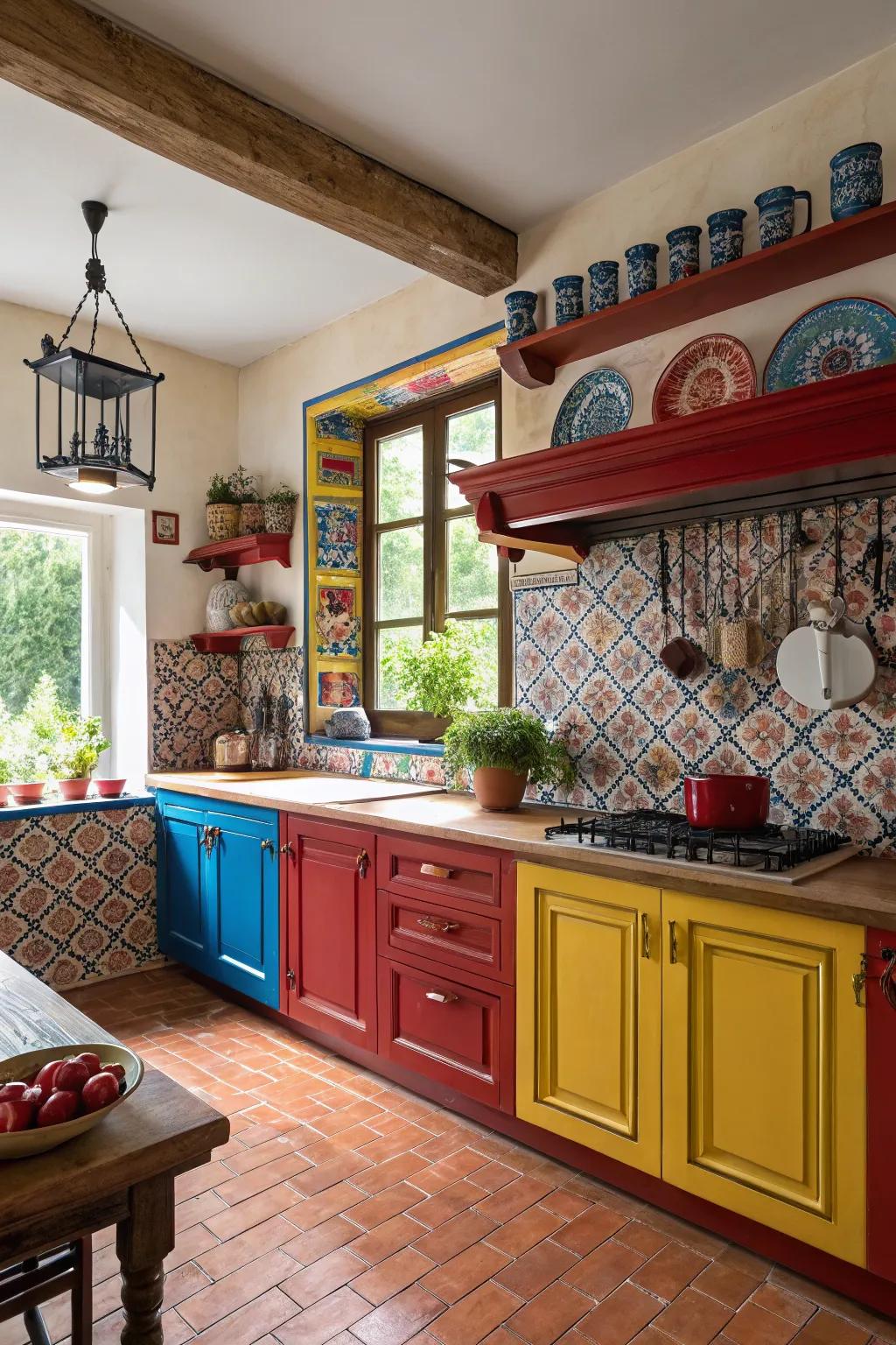 Bring your cooking area to life with vibrant colours and Italian appeal.