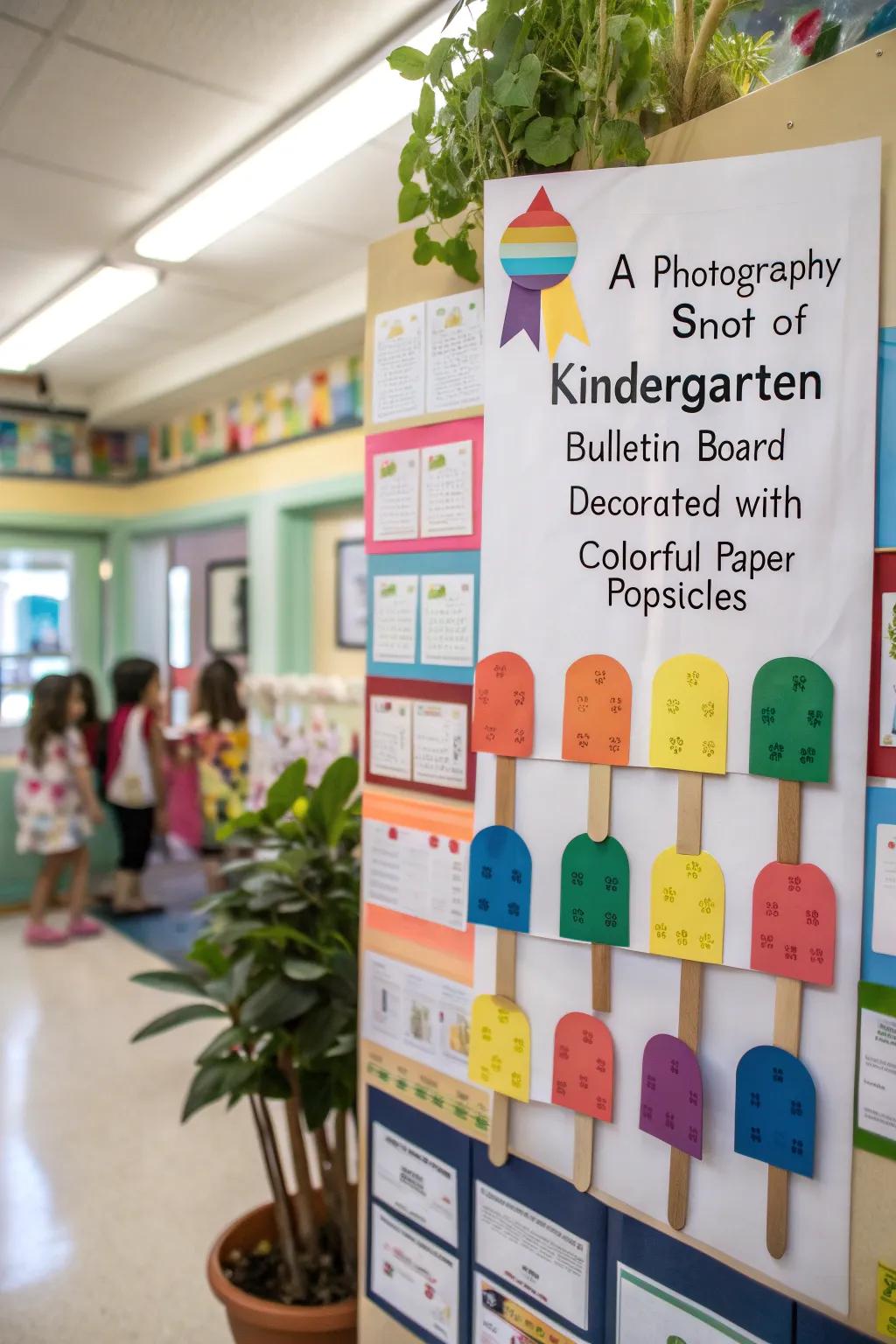 Cool down with a popsicle-themed board that makes color learning fun.