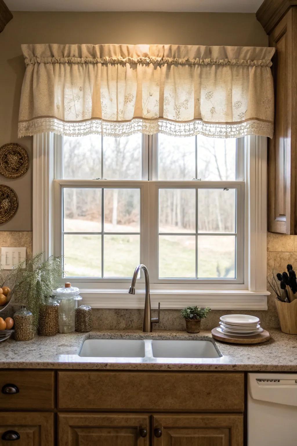 Cultivate a serene kitchen vibe with understated shades.