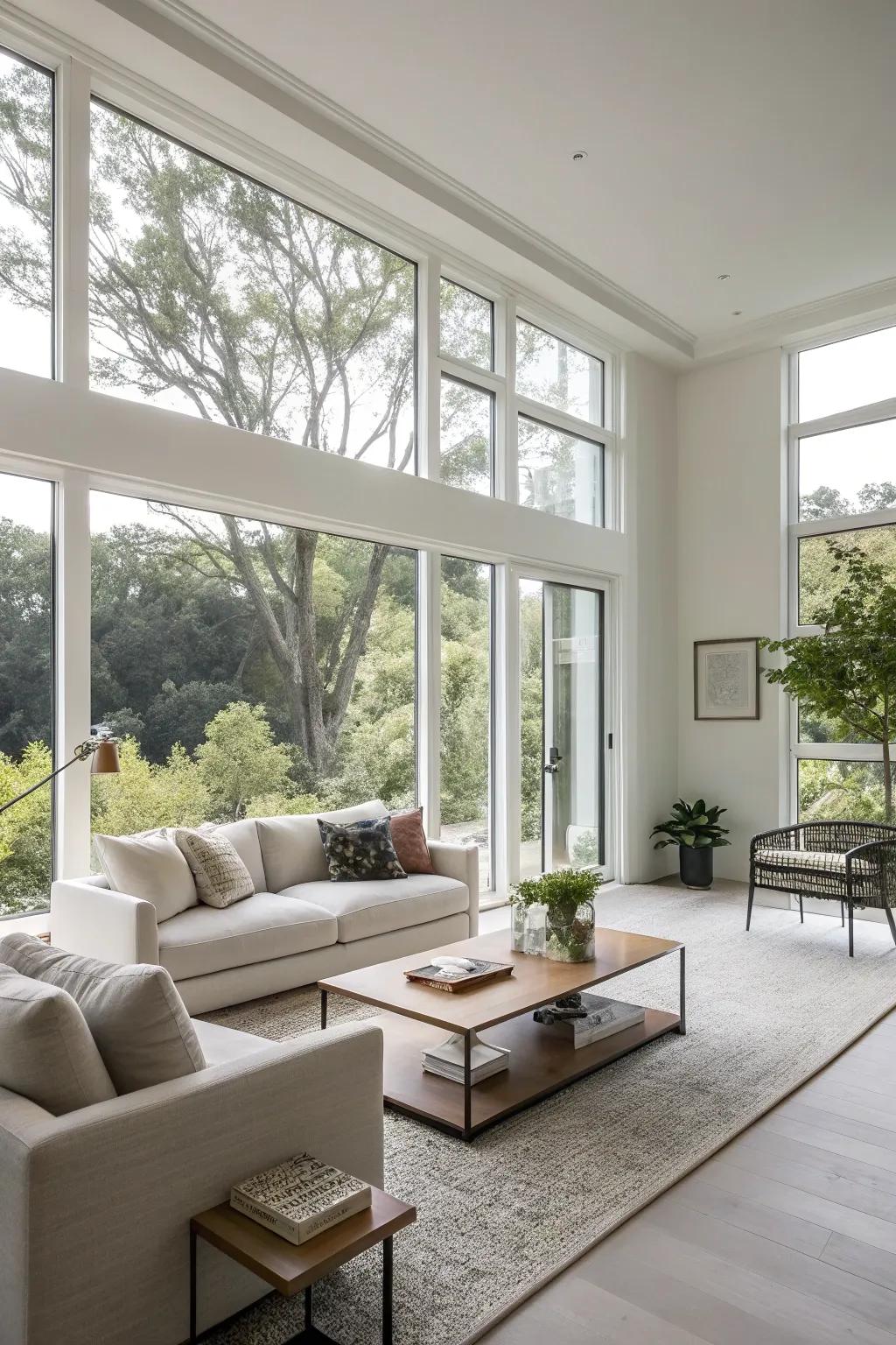 Chic Window Styles for the Modern Living Area - Light and Layer