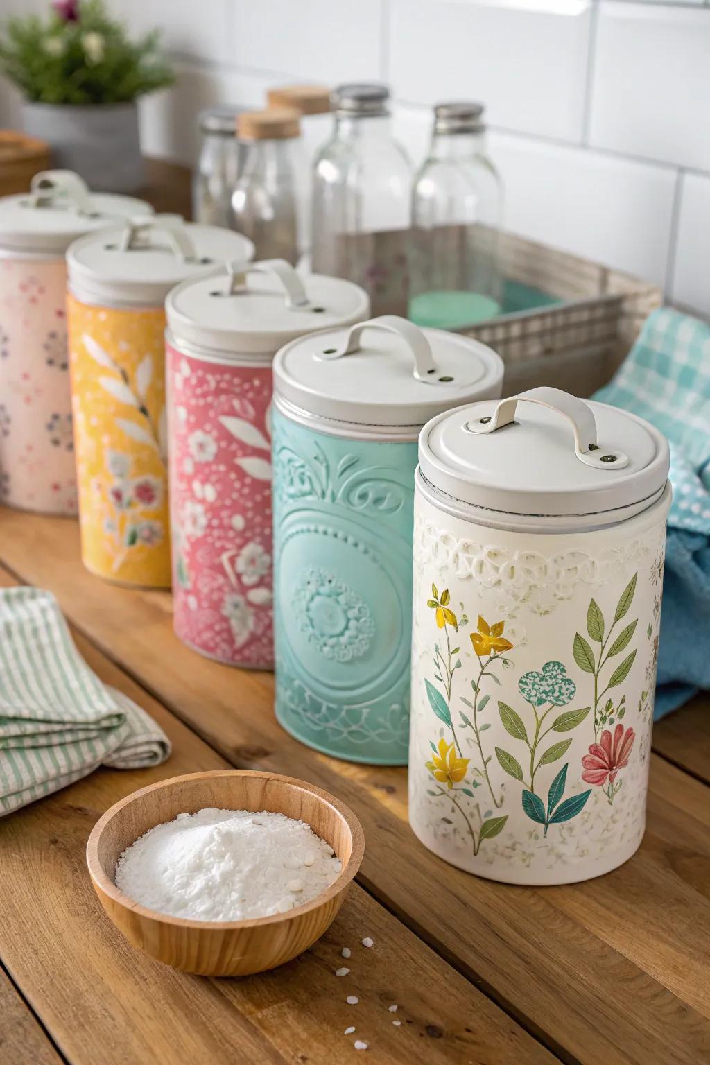 Produce your own soap and keep it in trendy cases.