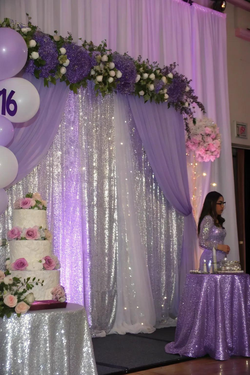 A captivating backdrop that introduces sparkle and allure to every snapshot.