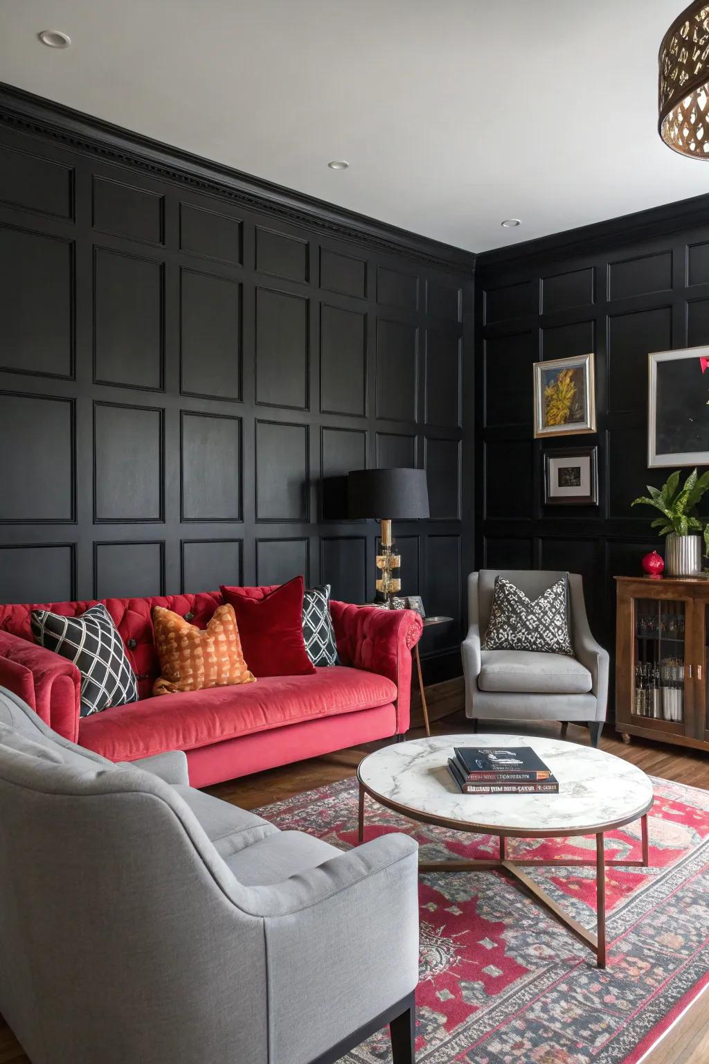 Strong onyx boards create a powerful declaration.