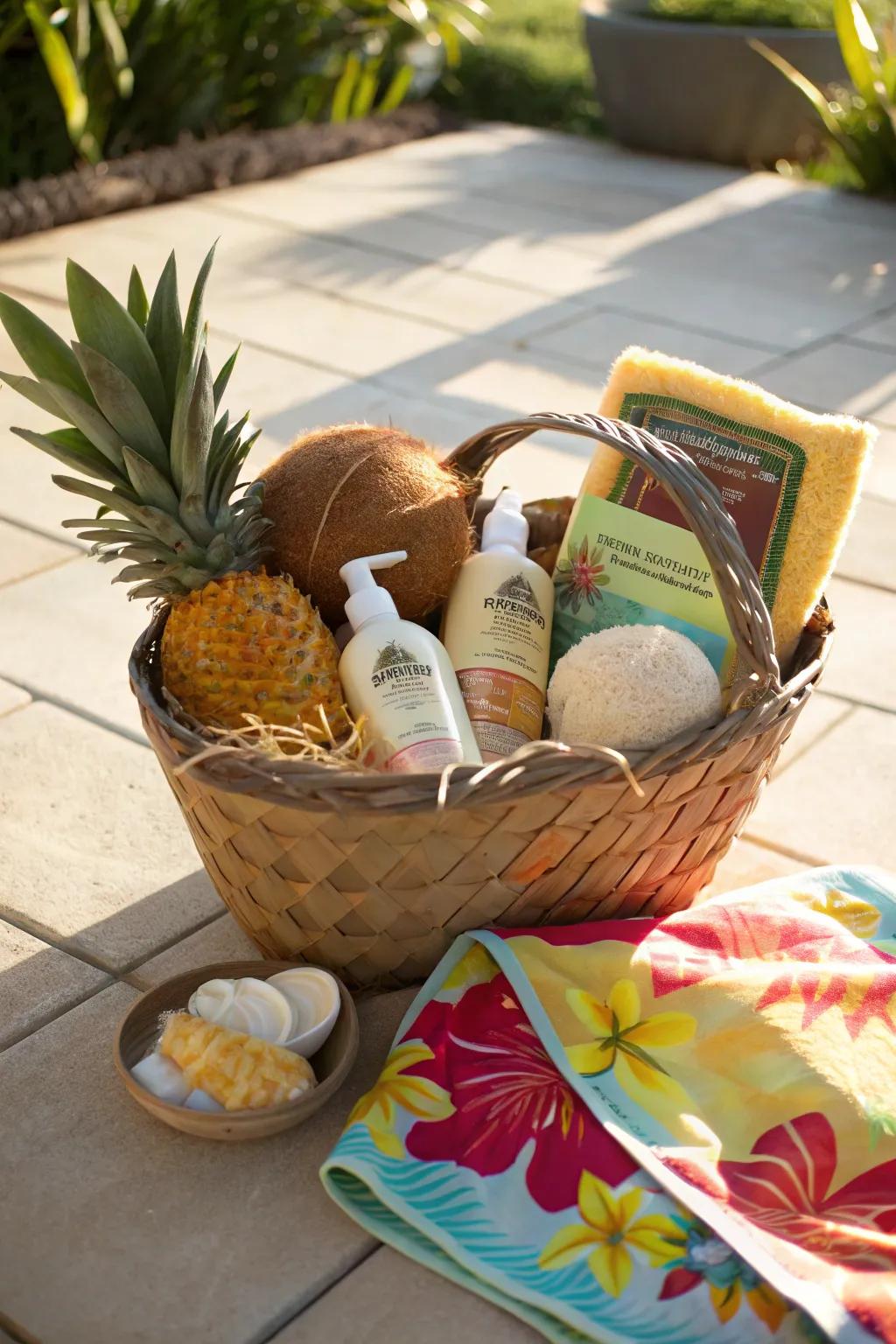 Exotic Tropics: A sun-bathed spa treatment.