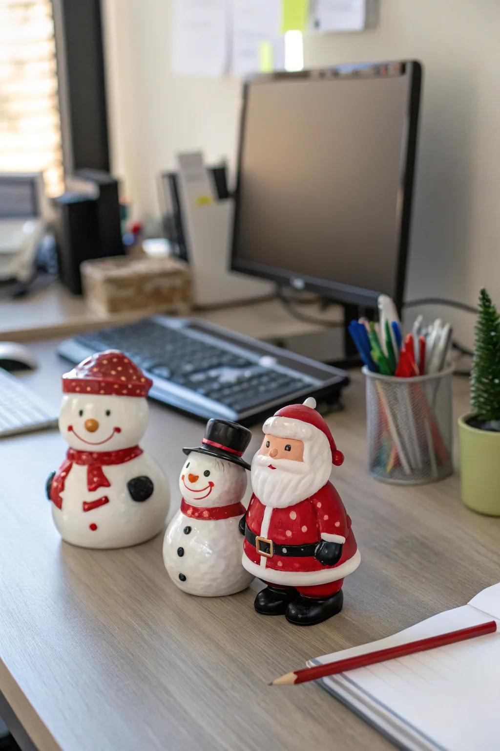 Charming characters bring a playful feel to your workspace.