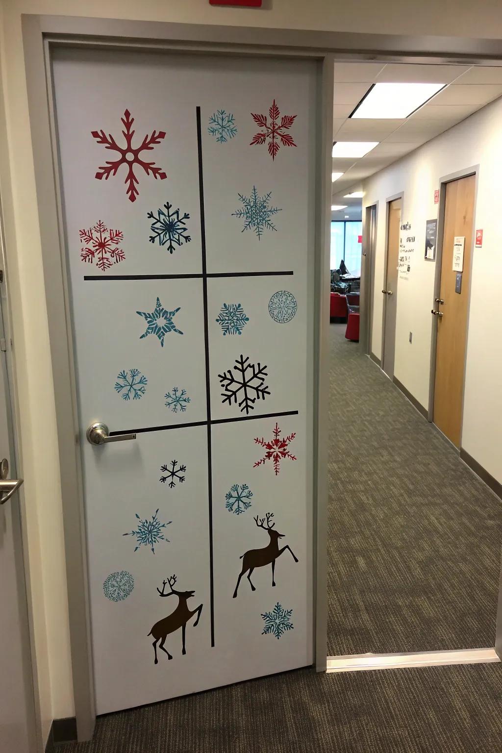 Reindeer playing fun games, adding a quirky touch to your decorations.