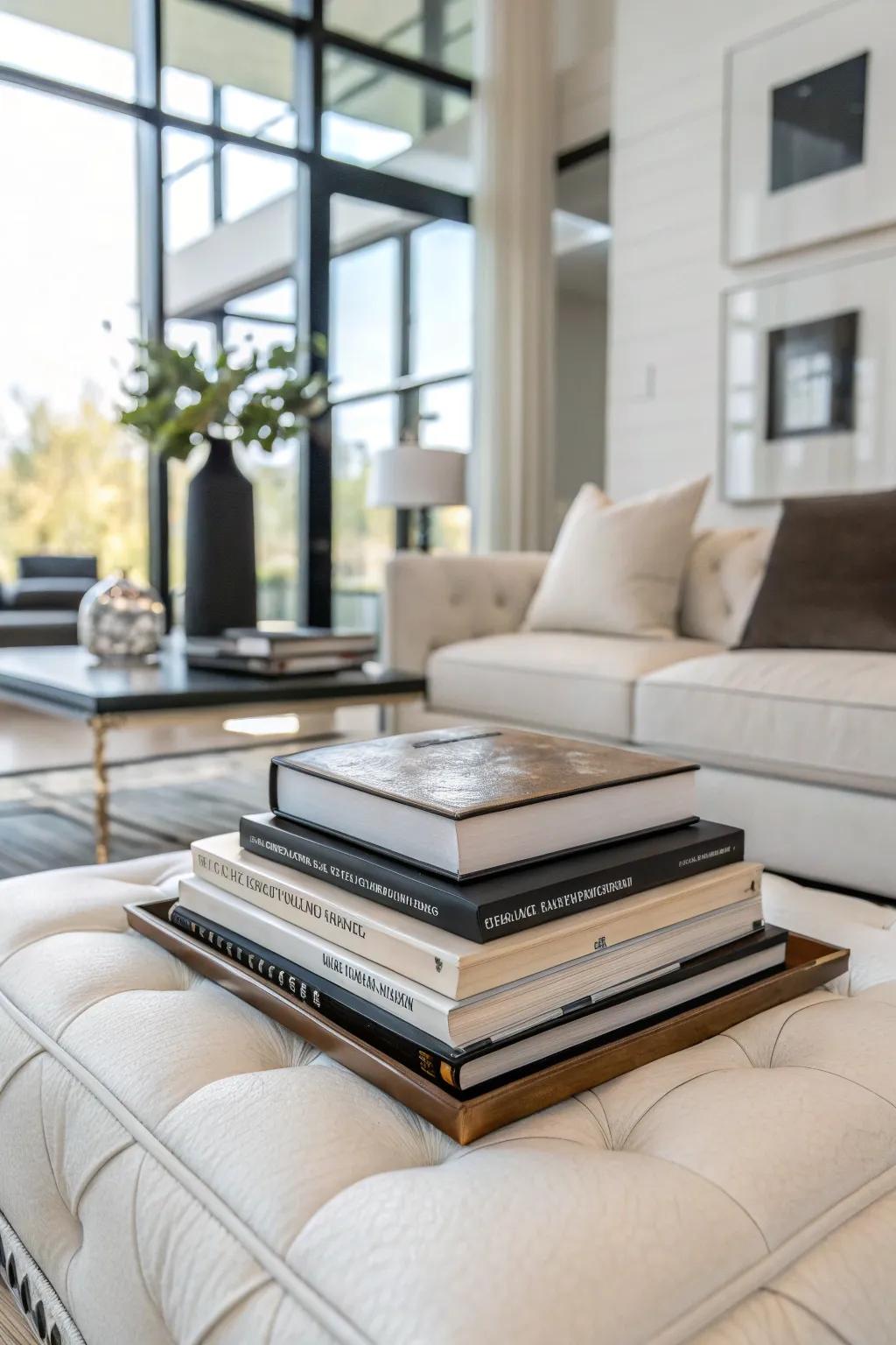 Enhance your area with chic reads.