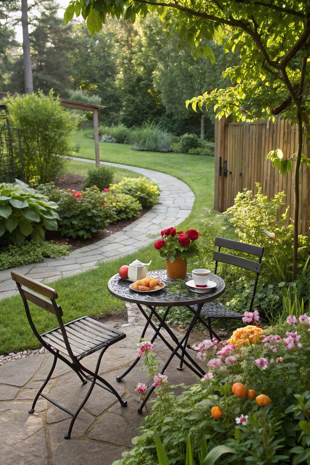Nature's hug for your morning relaxation.