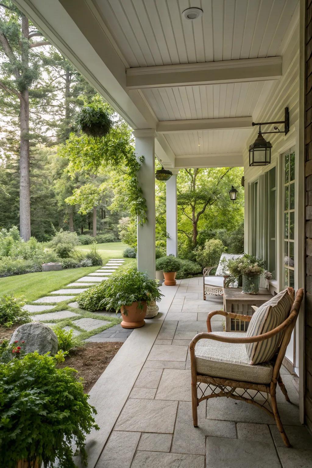Merge outdoor and indoor areas with an open-air design.