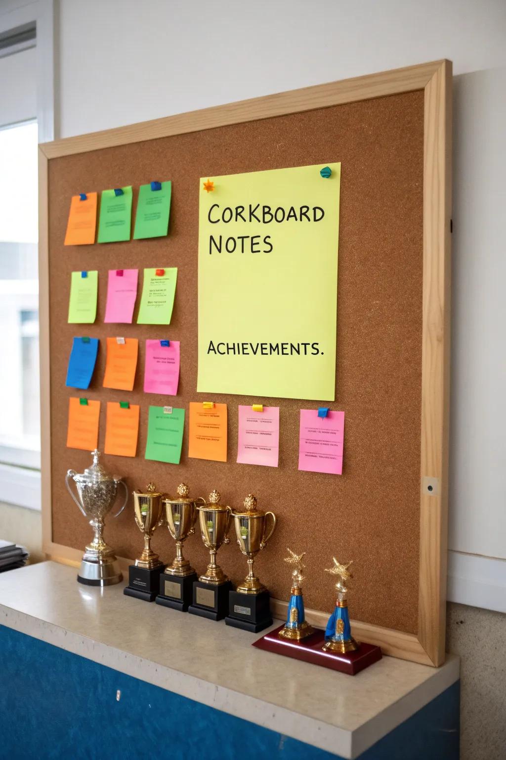 An interactive area for bragging about wins.