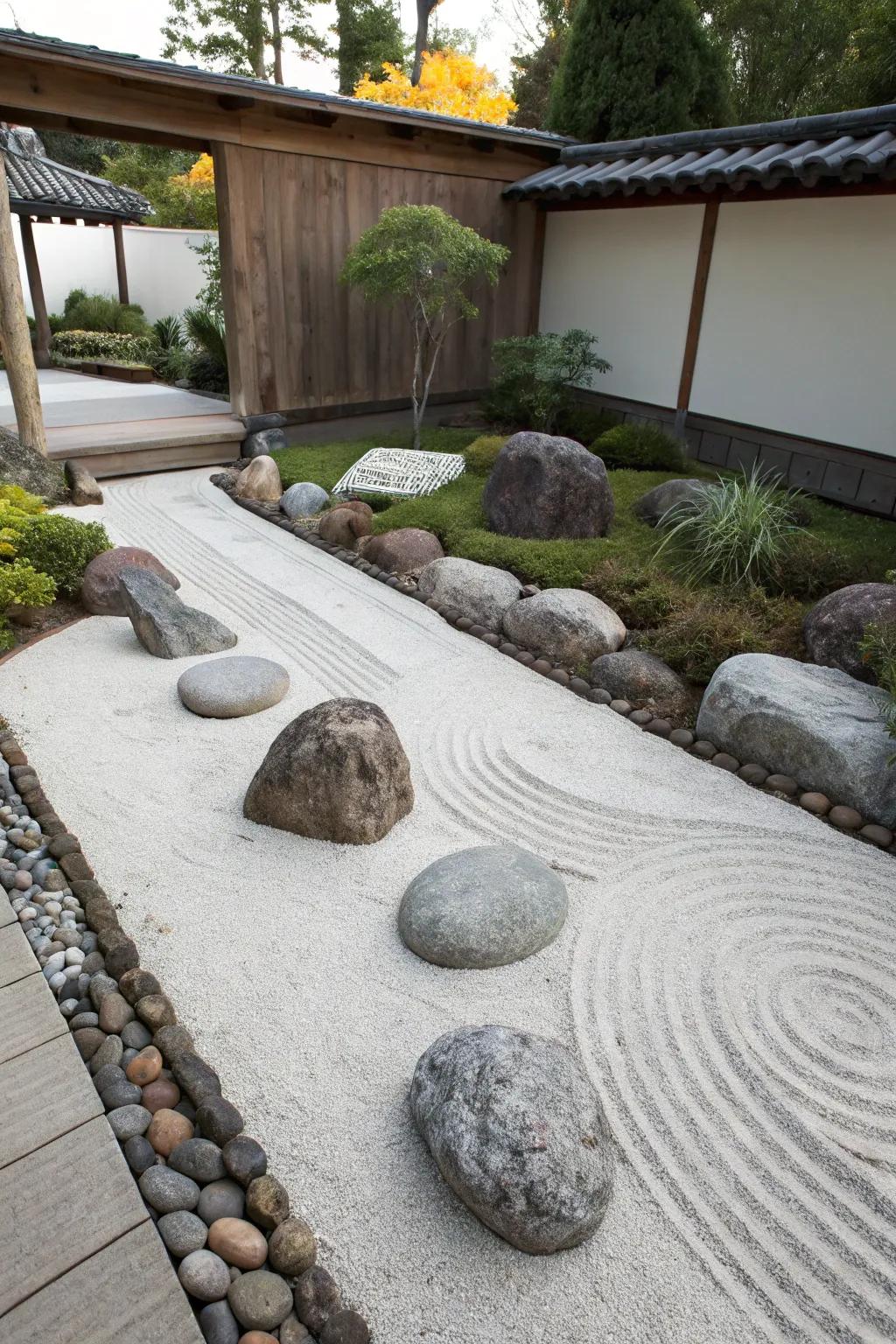 Find tranquility in your own backyard with a serene Zen garden design.