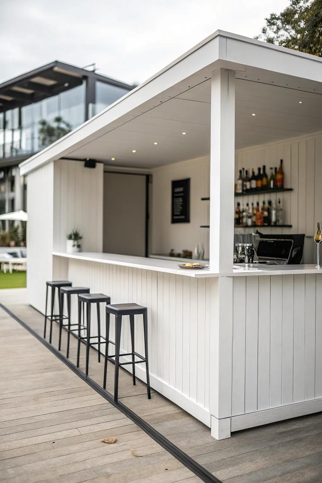 Achieve beauty with a minimalist modern design.