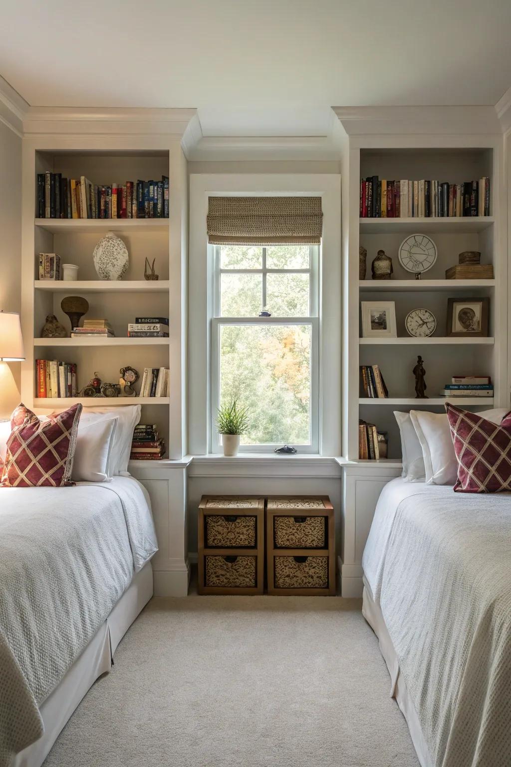 Matched displays deliver equilibrium and harmony to your space.