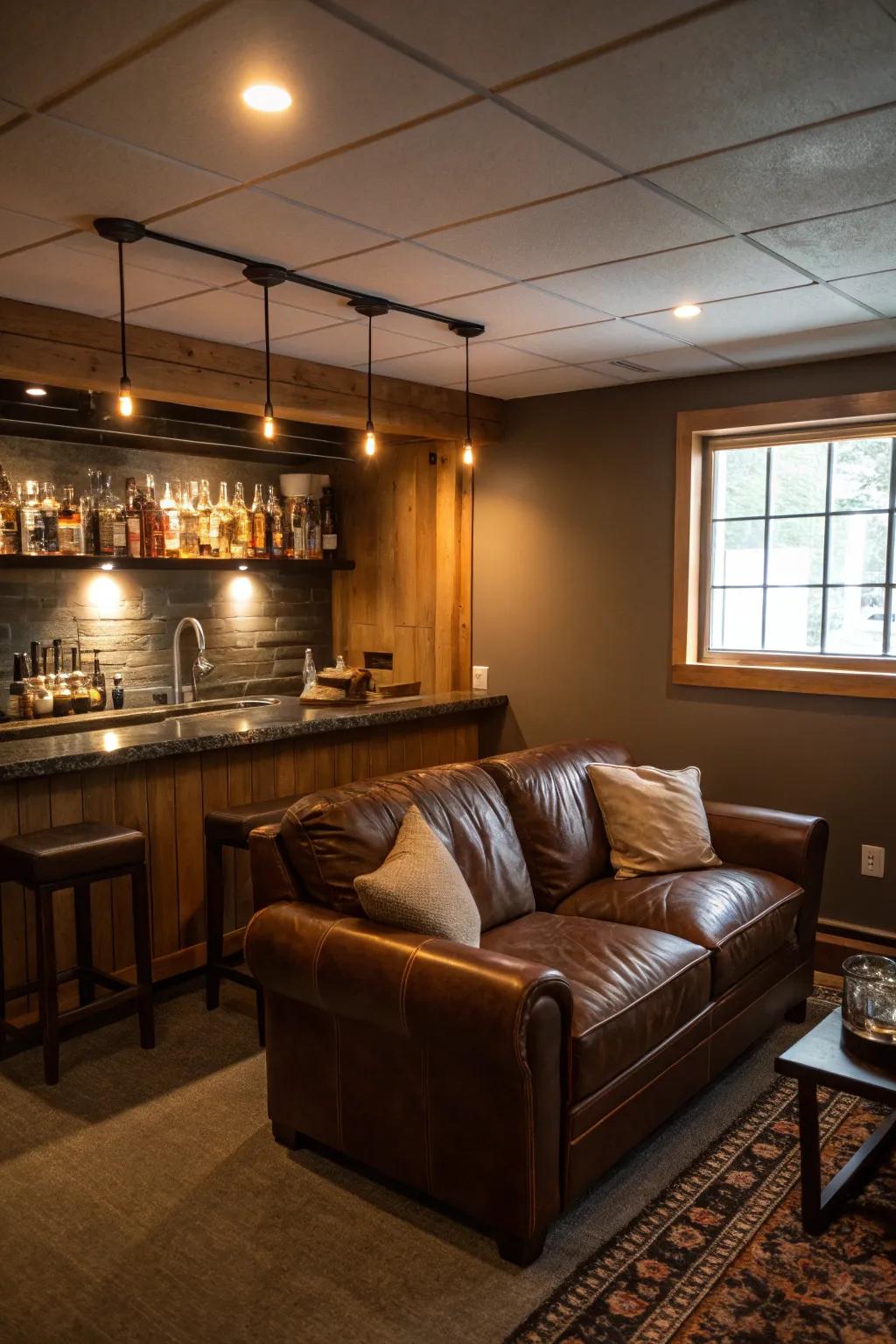 A lounge space is great for unwinding and socializing.
