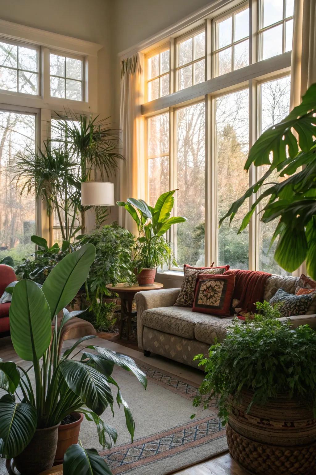 Natural elements impart calmness and energy to your space.