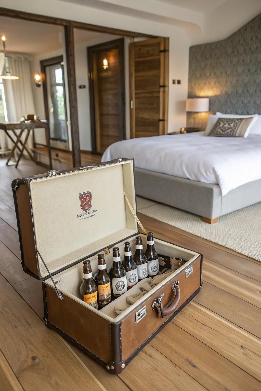 Classic bag display ideal for a hint of nostalgia.