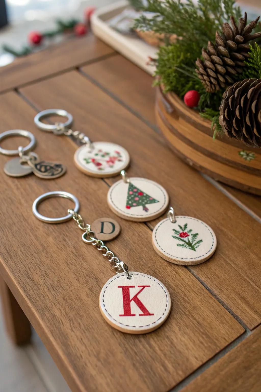 Lovely marked personal charms ready for gifting.