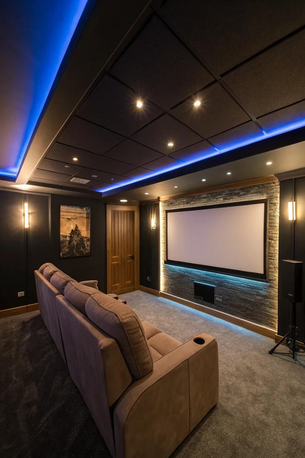 Atmospheric lighting improves the cinematic mood.